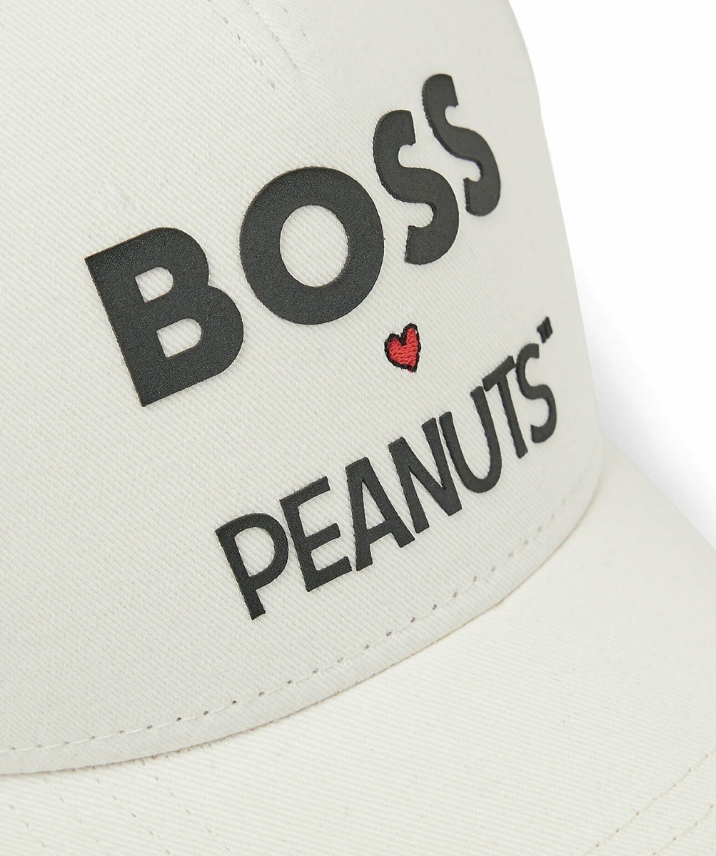 Hugo Boss X Peanuts Cotton Twill Cap With Exclusive Art Work In Light Beige Hugo Boss X Peanuts Cotton Twill Cap With Exclusive Art Work  main image 3