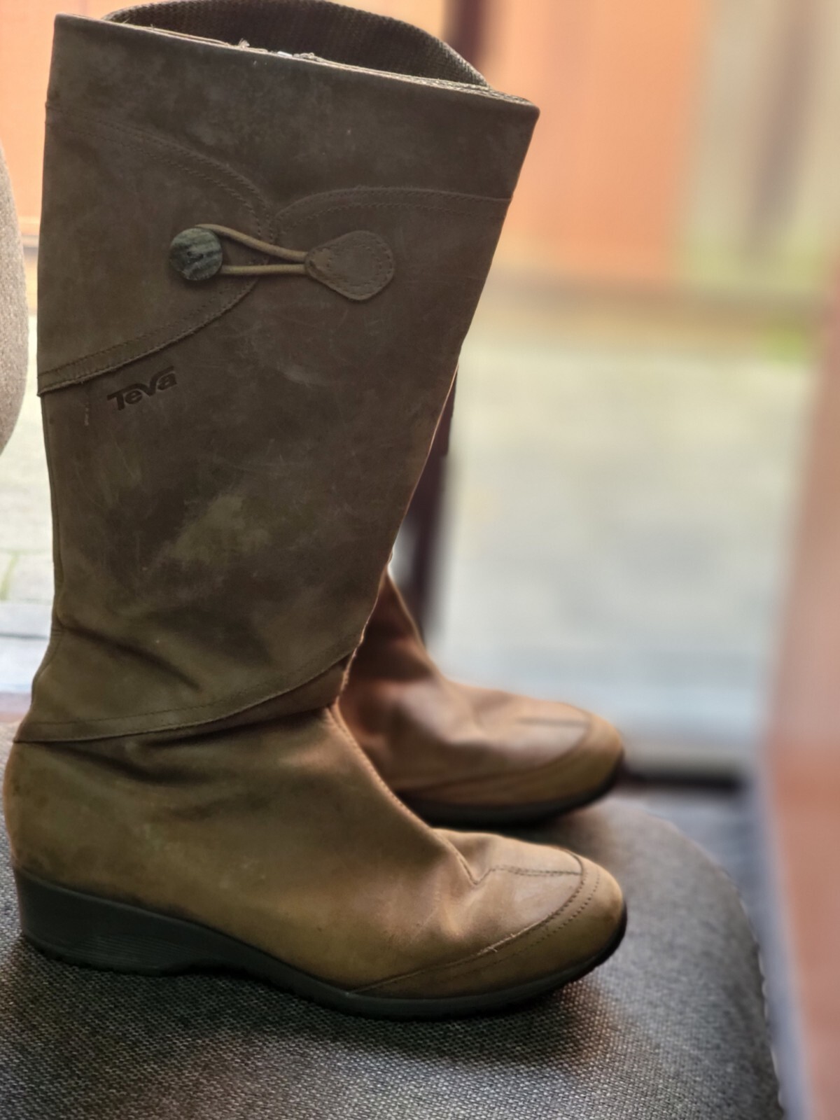 TEVA Boots 4325 Jade Cove Brown Suede Size