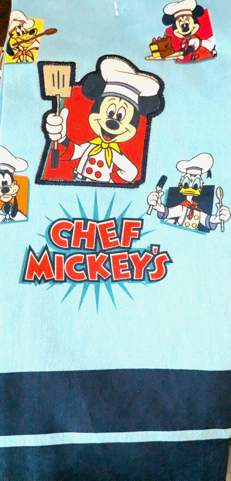 Disney World Contemporary Resort Chef Mickey Kitchen Towel Set New
