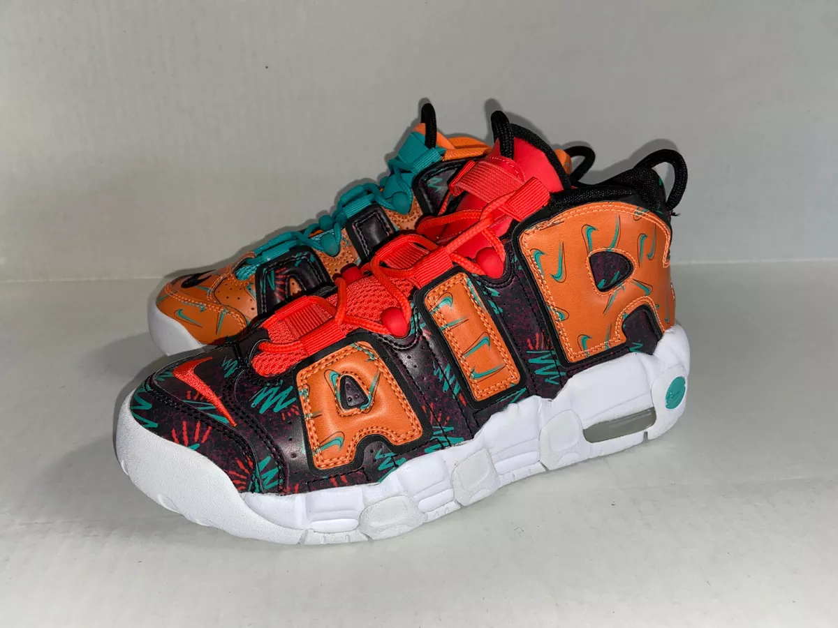 Nike Air More Uptempo GS What The 90's Pack AT3408-800 Youth 5Y