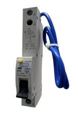 BG British General CURB16-02 16A B Type Single Pole 6kA c/w Earth Lead RCBO