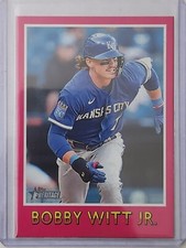 Bobby Witt Jr. 2024 Topps Heritage Baseball Sensations Insert KC Royals #75BS-16