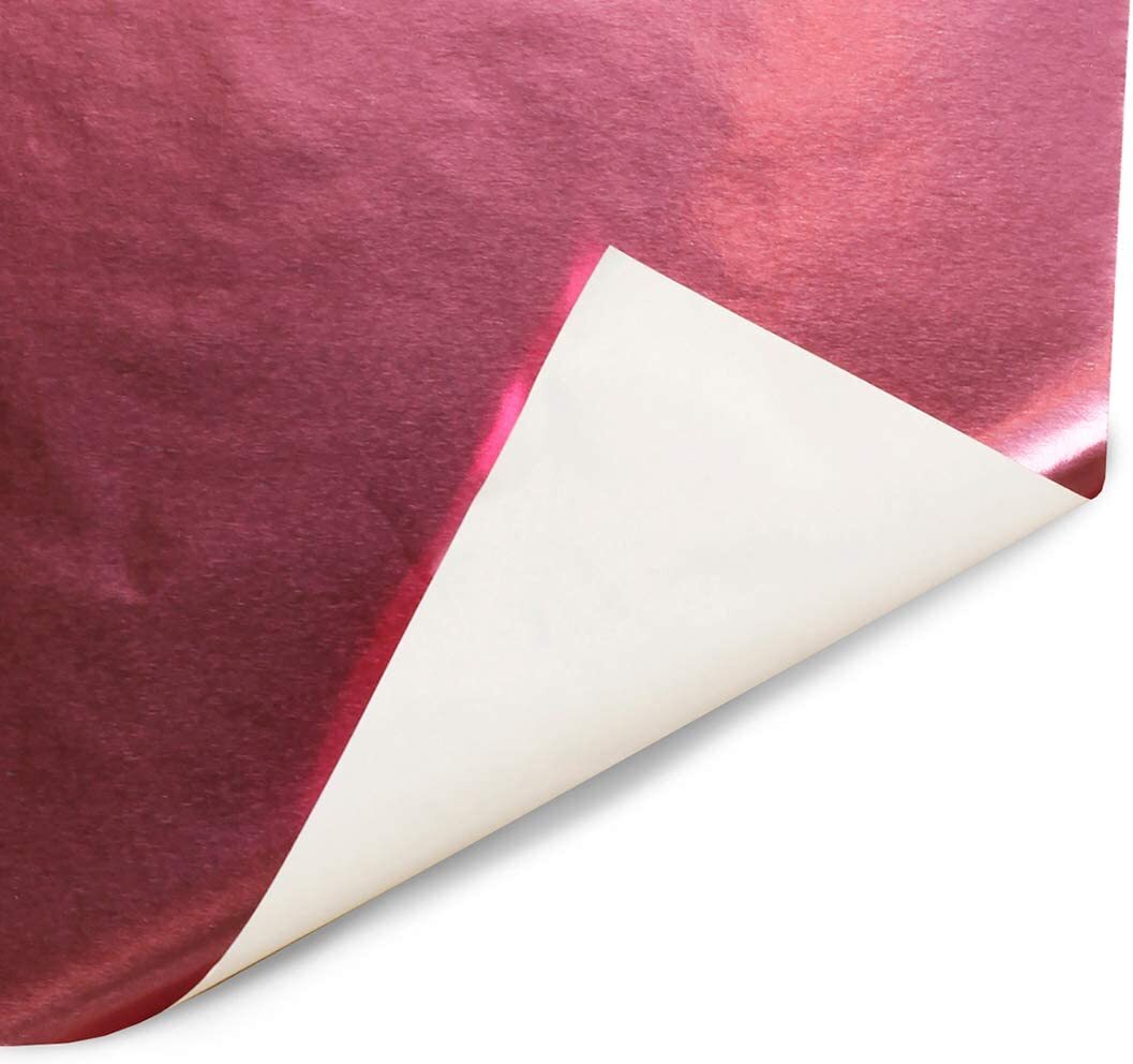 Hygloss Products Metallic Foil Paper Gift Wrap Roll Pink 26-Inch x 25-Feet