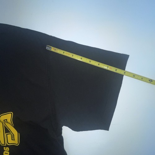 Pittsburgh Steelers Shirt Men Large 2005 AFC Champs Black Short Sleeve Crew Neck - Picture 5 of 18