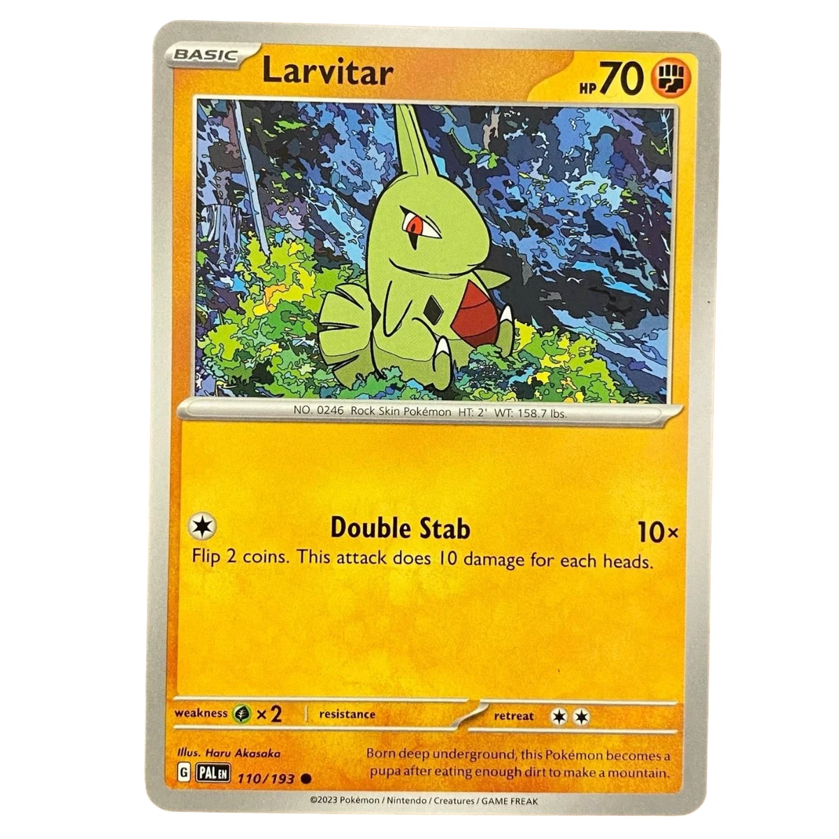 Larvitar Pokémon TCG Cards for sale | eBay