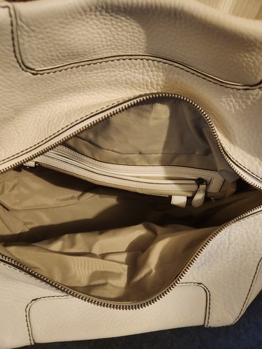 Cole Haan White Leather Shoulder Bag - Picture 7 of 11