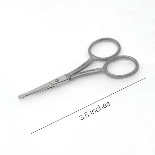 Facial Hair Small Grooming Scissors For Men Women - Eyebrow, Nose Hair, Mustache - Picture 6 of 8