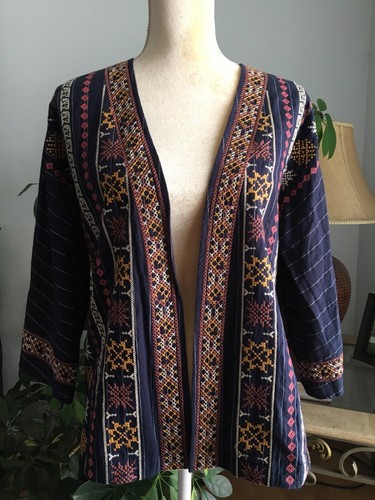 THML by Anthropologie Boho Embroidered Jacket On N