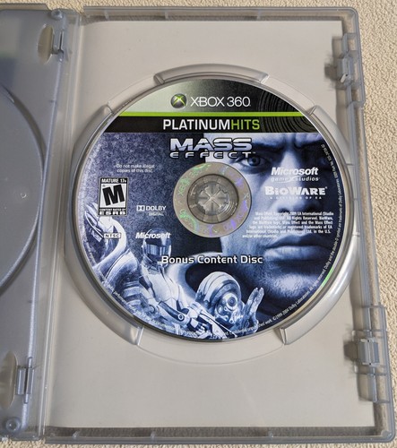 Mass Effect - Platinum Hits + Bonus Disc (2009) Videojuego Xbox 360 CIB BioWare - Imagen 5 de 6