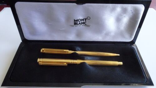 Estuche de pluma y boligrafo montblanc noblesse oblige. Nuevos