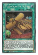 Witchcrafter Scroll INCH-EN025 Secret Rare Yu-Gi-Oh Card 1st Edition New