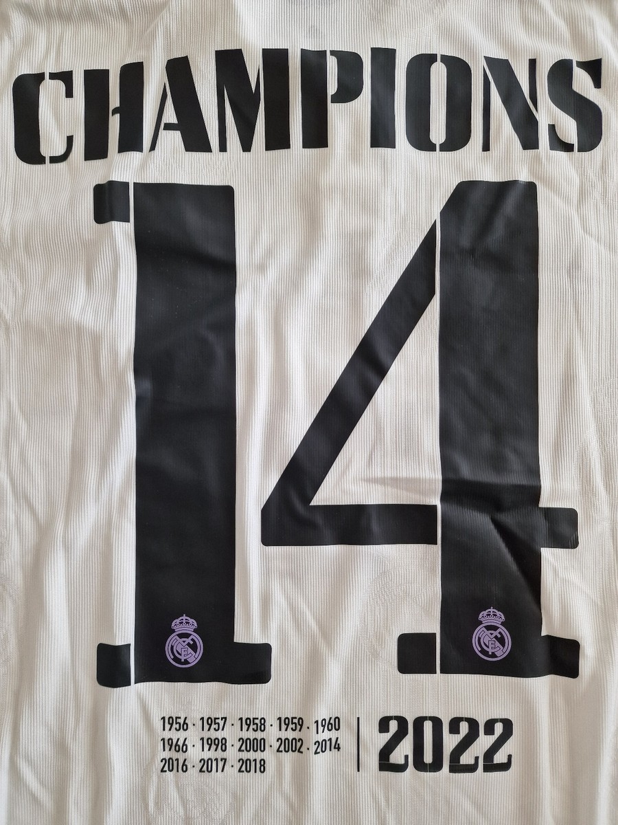 記念グッズ adidas Real Madrid UEFA champions league Adidas Real Madrid Champions League Final 2022 Celebrative