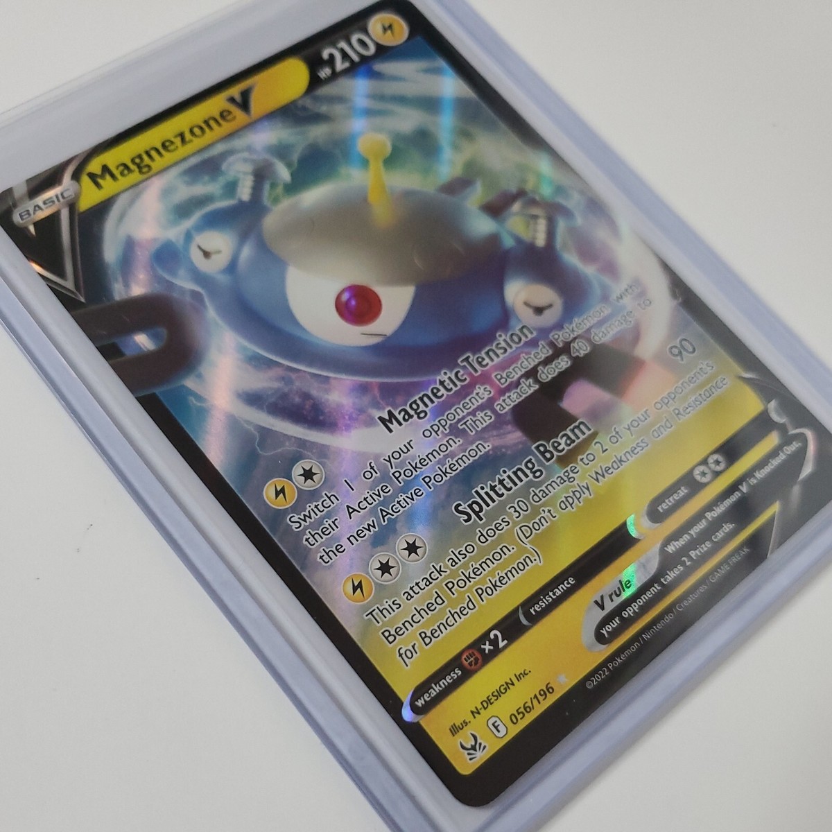 Pokemon Lost Origin Magnezone V Holo Ultra Rare 056/196 NM | eBay