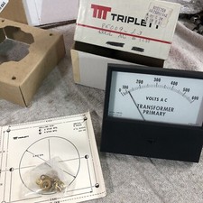 Westinghouse Triplett 430GL Panel Meter 0-600 Volts AC Transformer Primary 4559