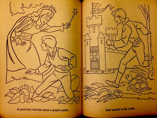 LITTLE RED RIDING HOOD A Story To Read & Color ~ 1960's Children's Coloring Book - Picture 4 of 4