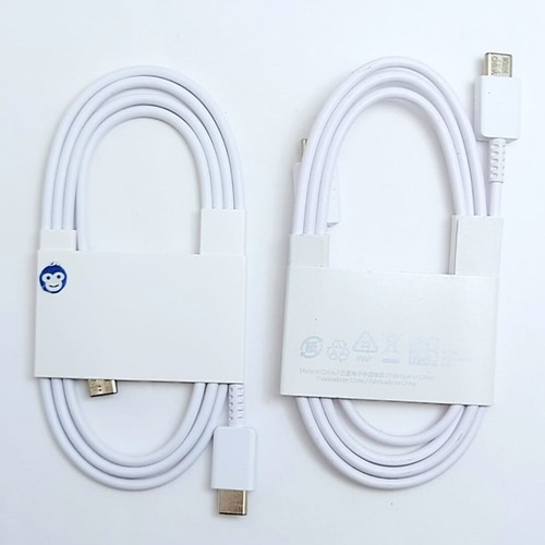 Lot de travaux câble de charge de données Samsung authentique type C vers C EP-DN980 vente en gros 100 pièces - Photo 6 sur 6
