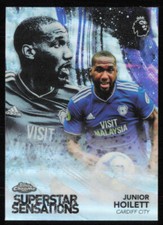 2018-19 Topps Chrome Premier League Junior Hoilett Superstar Sensations Cardiff