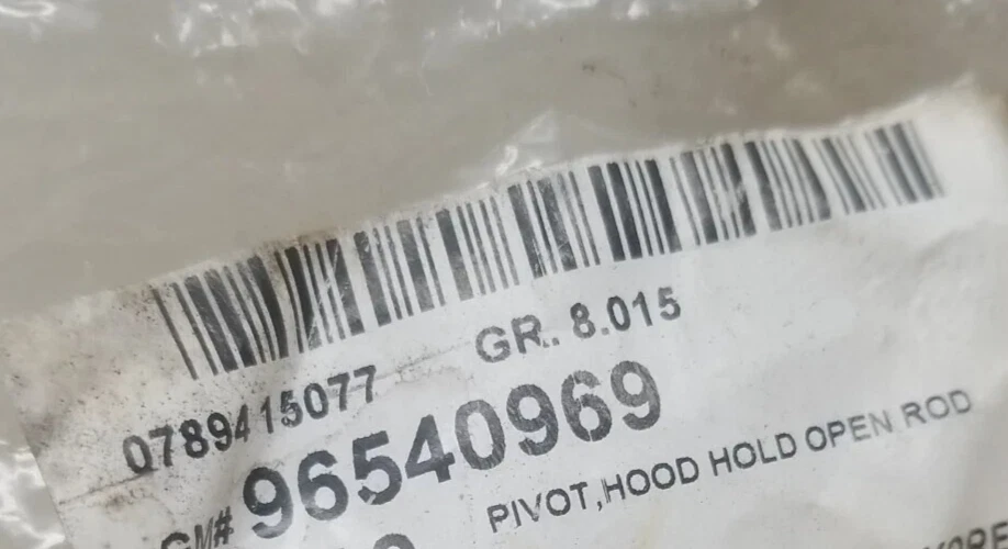 Поддержка зажим капот держать открытый 2004-11 Aveo, 2013-15 искра, 2009-10 G3 GM 96540969 - Изображение 4 из 4
