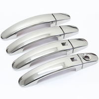 Set Edelstahl TüRgriffe Blenden Chrom FüR Ford Focus II III Grand C Max Kuga 1 2