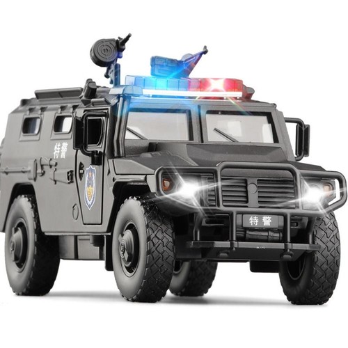 Tank Toy Russian Military Model Police Car Alloy Metal Cars Armored Vehicle