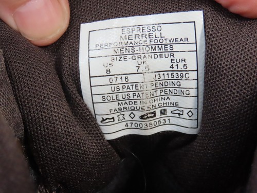 Merrell Men's 8 Shoes Vego Mid Leather Waterproof J311539C Espresso Hiking Boots - Picture 7 of 10