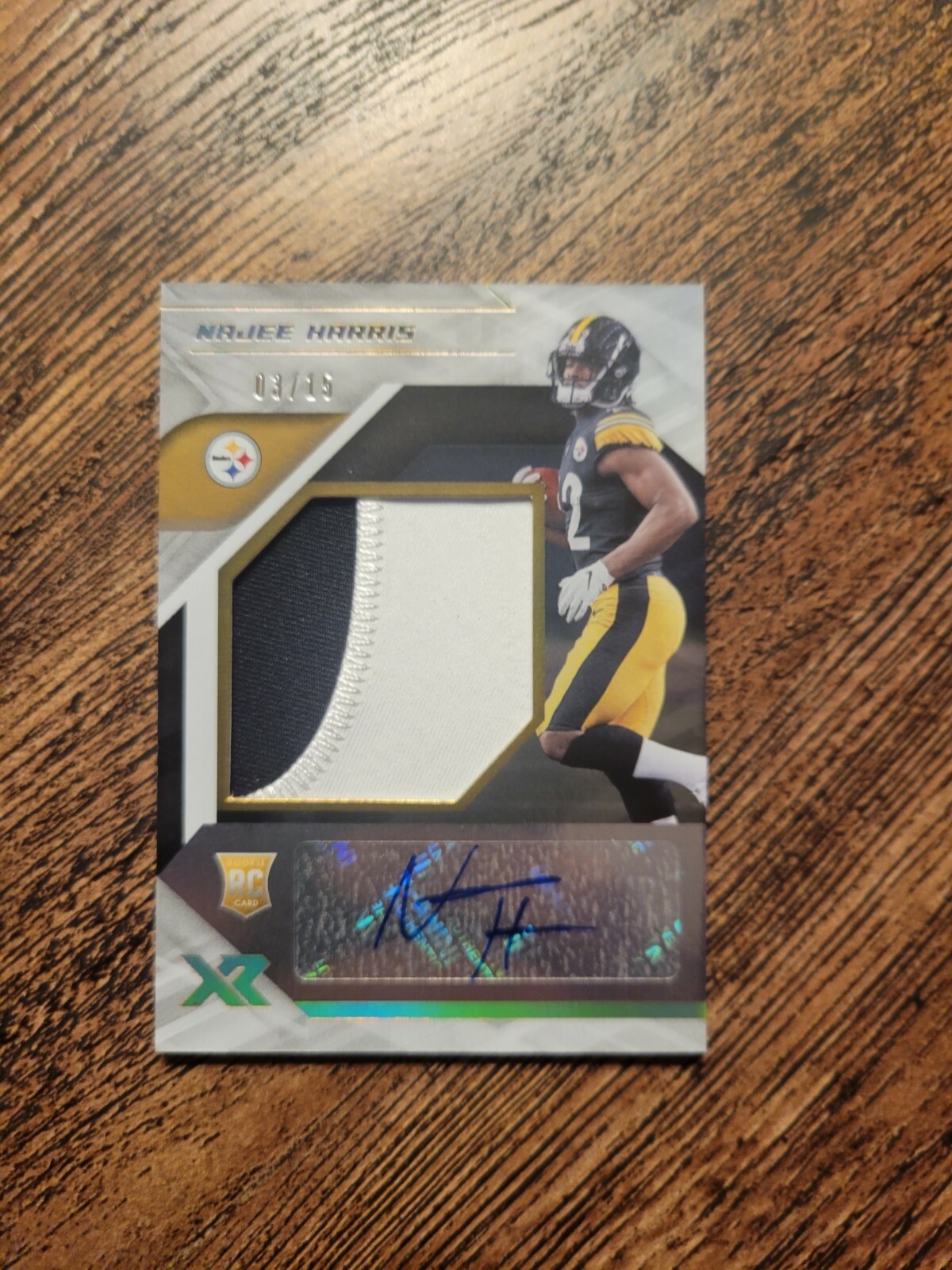 Najee Harris Panini XR X-Ray Swatches #NHA Base