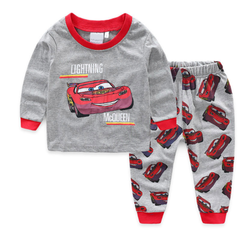 Kids Boys Lightening Cars Nightwear Pyjamas Cartoon Pajamas Sleepwear Pjs Set UK - Picture 9 of 39