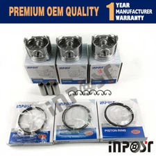 D902 D902EBH New 3 Sets Piston & Ring For Kubota D902 Engine STD oversize 0.5