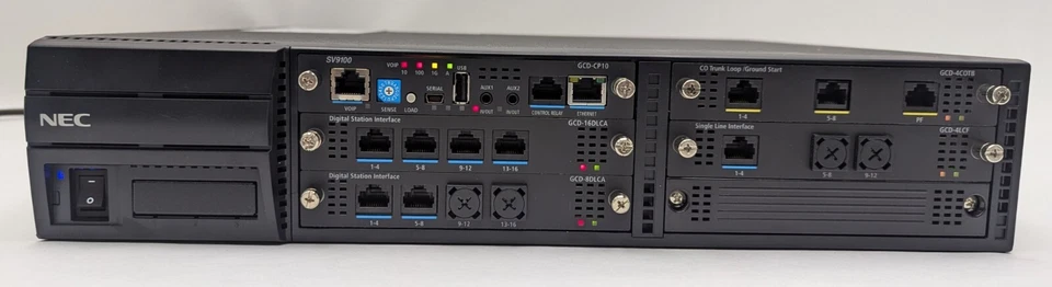NEC SV9100 CHS2UG-US w/ GCD-CP10 GCD-16DLCA GCD-8DLCA GCD-4COTB GCD-4LCF Cards - Image 4 of 4