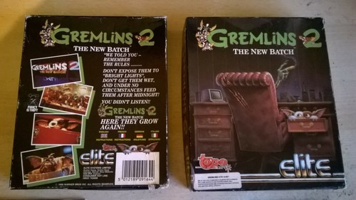 GREMLINS 2 THE NEW BATCH - 1990 3.5 FLOPPY DISC PC GAME - ORIGINAL SMALL BIG BOX - Picture 2 of 8