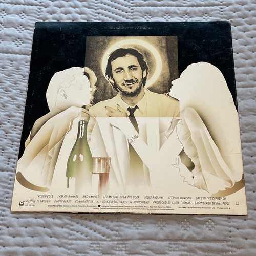 Pete Townshend Empty Glass Vinyl 12" Atco Records 1980 SD32-100 - Picture 2 of 6