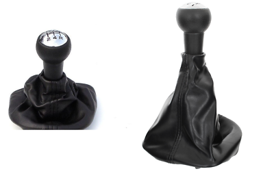 Kit Pommeau De Levier De Vitesse + Soufflet 5 Vitesses Pour Peugeot 207 307 308 407 607 - Neuf