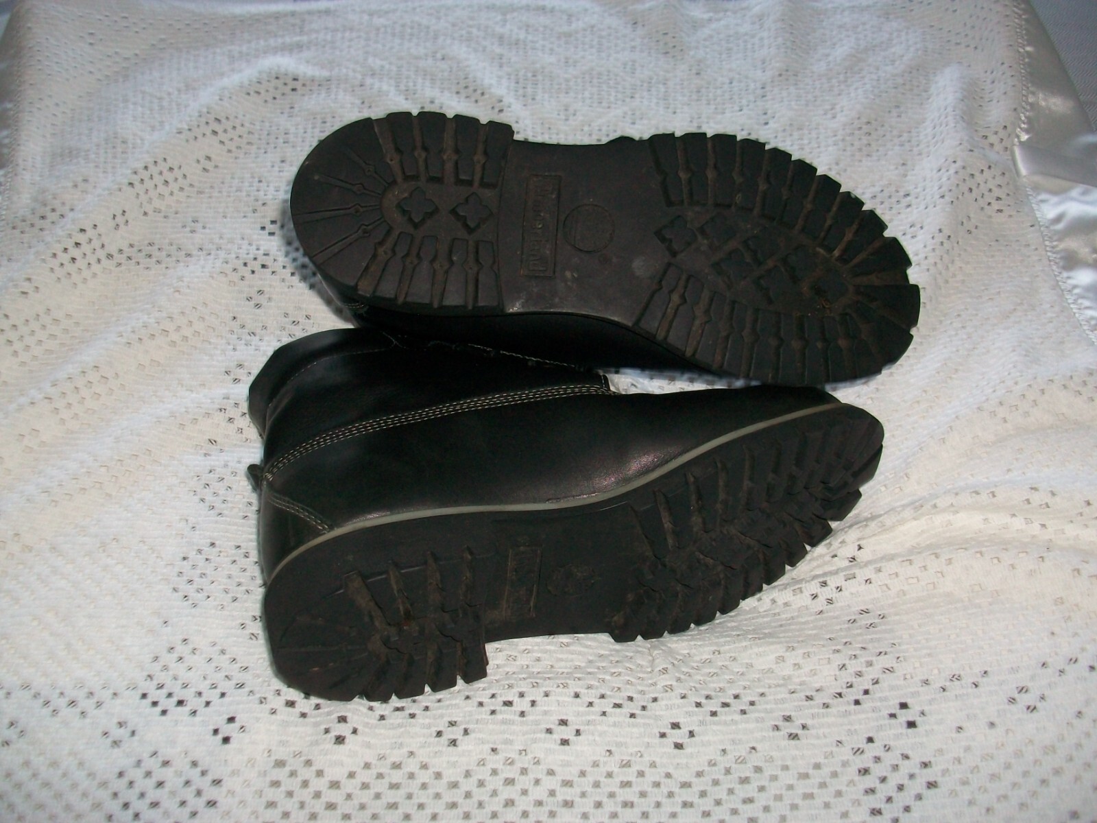 Timberland 'Premium' Mens Black Leather Walking Boots Size 9 uk eBay