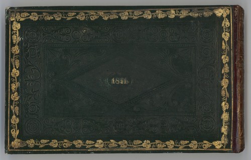 Stammbuch Freundschaftsalbum 1841 historisch Kassette Romantik Bild Brief Berlin - Bild 9 von 9