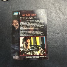 Jb24  The X-Files Season 2 Two Topps #12 Blood Tom Bradwood Episode