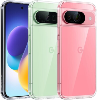 Hülle für Google Pixel 9 Pro XL & 9 Pro Klar Gel Silikon Stoßfest Handyhülle
