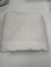 Calvin Klein Jacquard Cotton Modal King Duvet Light Pink New W/defects
