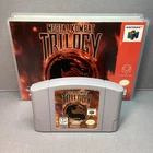 Mortal Kombat Trilogy (Nintendo 64, 1996) N64 Tested Authentic W/ Clamshell Case