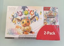 Pokemon Prismatic Evolutions Elite Trainer Box and Booster Bundle Costco 2-Pack