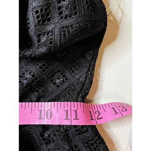 Black Lace Halter Dress Party Cocktail Sleeveless Fit & Flare Mini - Afbeelding 8 van 10