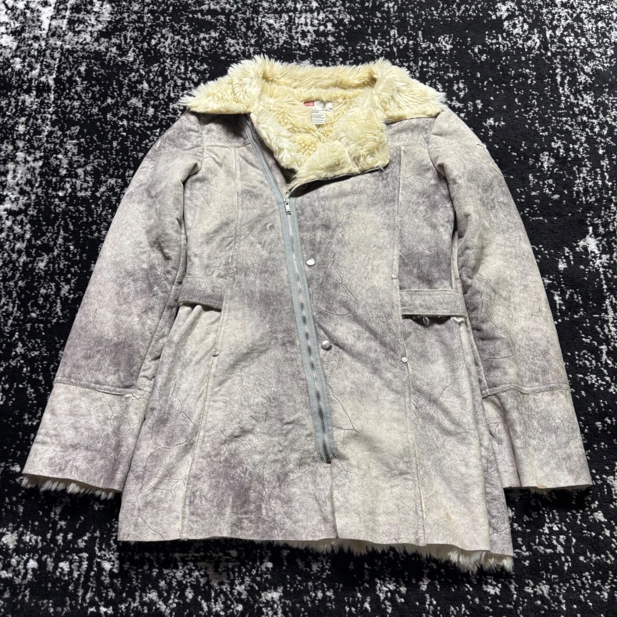 Diesel Coats, Jackets & Vests Faux Fur Outer Shell for Women for