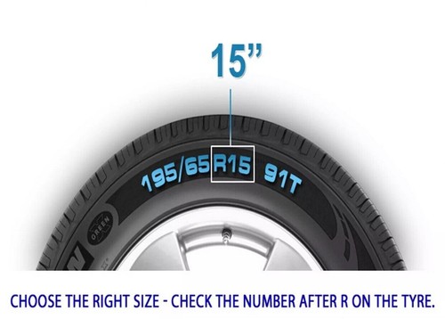 Radkappen Radzierblenden 15 Zoll Schwarz & Silber Premium Design Orion 4er Set - Bild 4 von 4