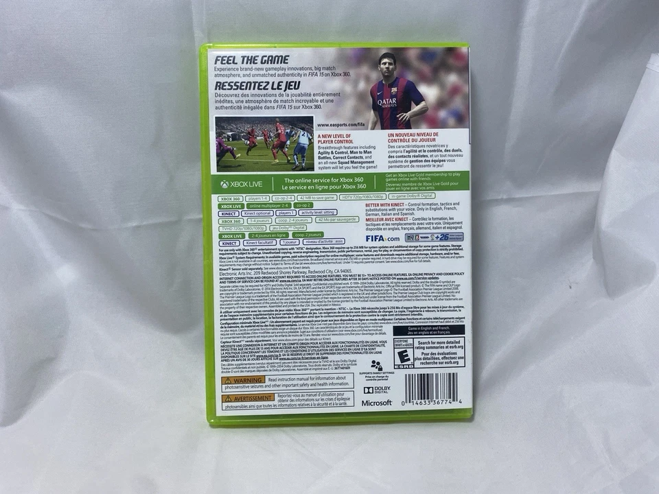 FIFA 15 Microsoft Xbox 360 Game - Image 2 of 3