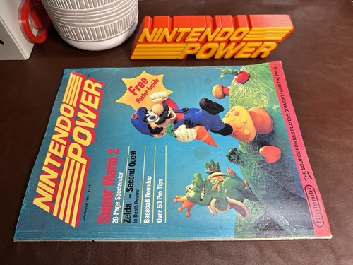 Nintendo Power Magazine First Premier Issue 1 Super Mario 2. Jul/Aug 1988 Zelda!