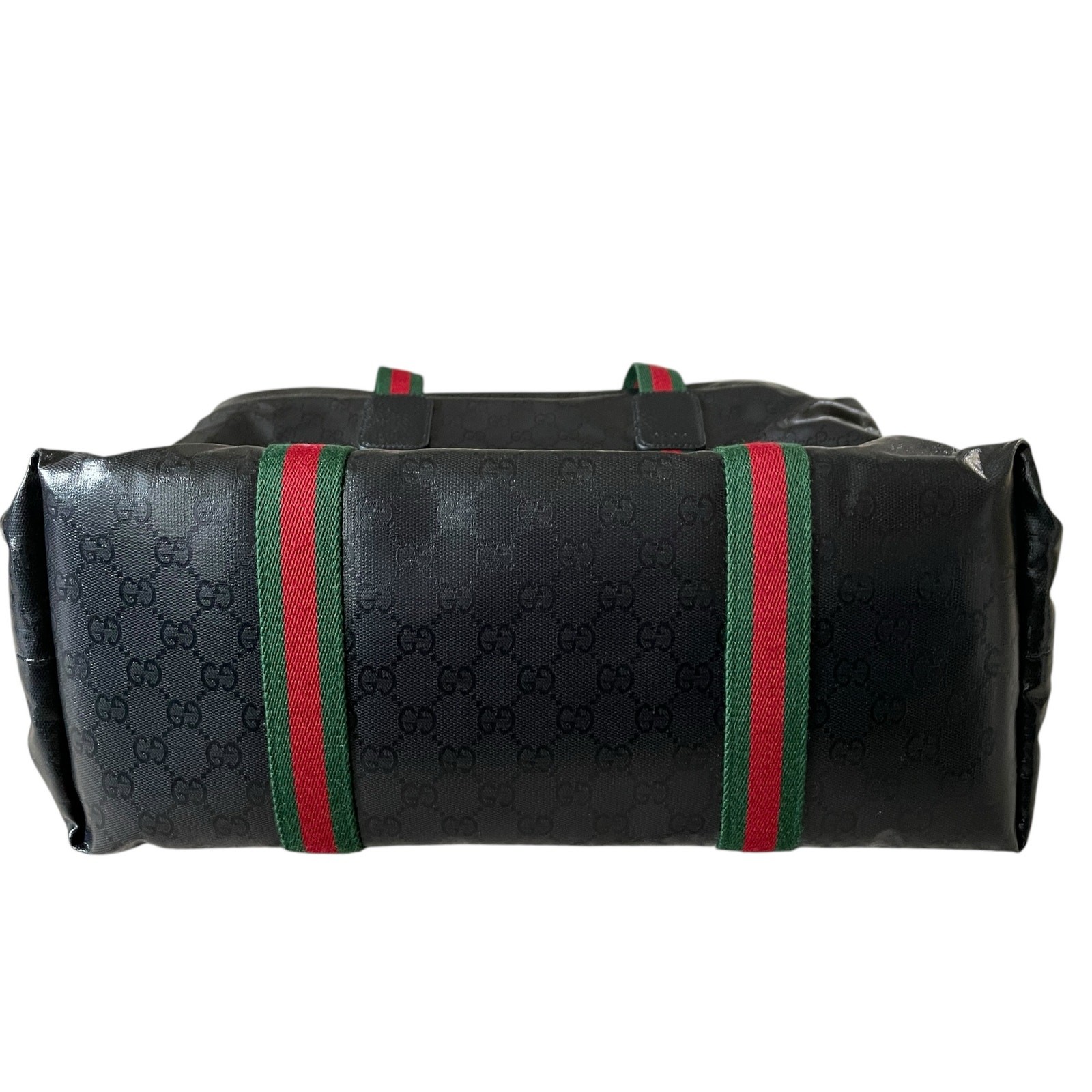 GUCCI Black GG Crystal Canvas Medium Tote Bag New & Authentic image 7