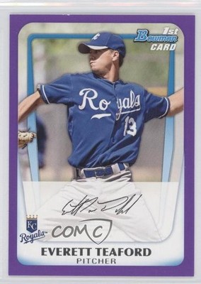 2011 Bowman Prospects Retail Purple Everett Teaford #BP20 9y7