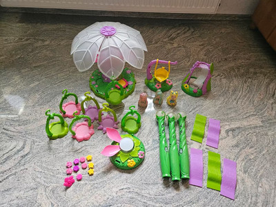 WowWee Lite Sprites sehr seltenes Paket Leuchtspielzeug Baum Wasserfall Schaukel