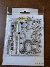 Honey Bee Stamps, Forest Friends Stamps and Die Cuts, EUC, So Cute 