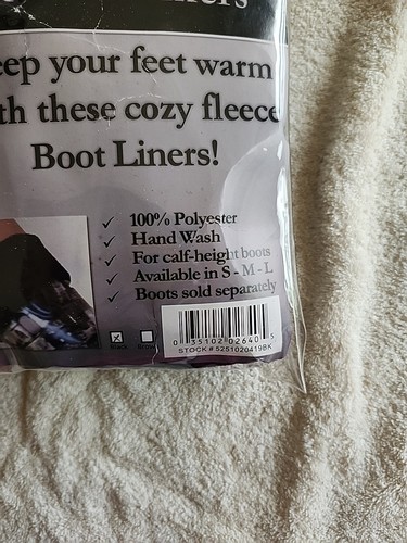 California High Boot Liners Size Large 9,10 - Bild 3 von 4