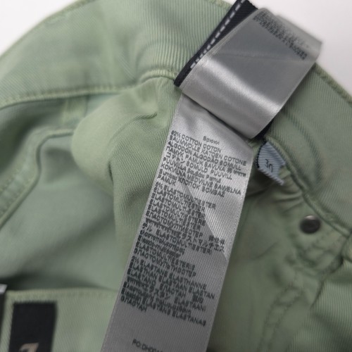 $218 7 for All Mankind Celadon Green Slimmy Slim Straight Fit Jeans Mens Size 30 - Picture 11 of 12